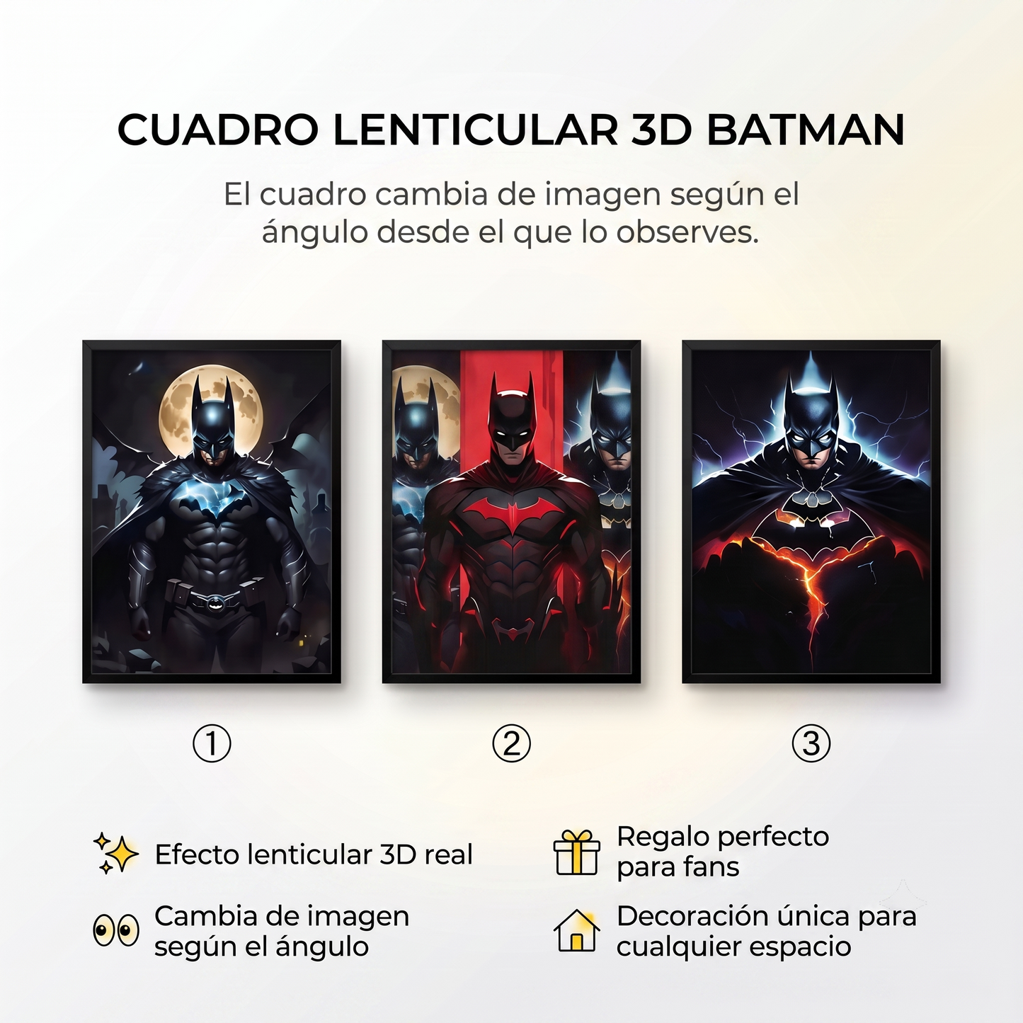 Cuadro Lenticular 3D Batman